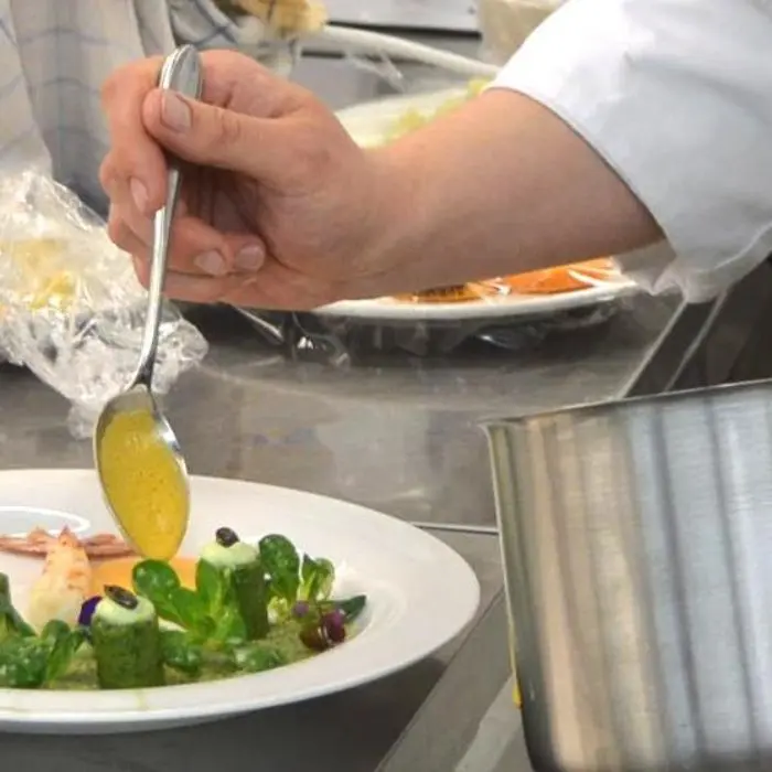 creation thumb for Rotschwanzgarnele mit Feldsalat