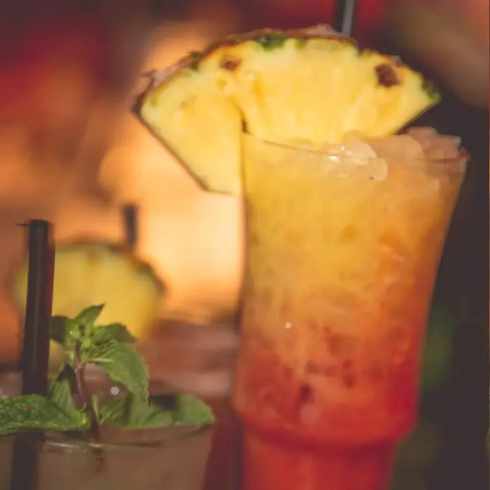 creation thumb for Tasty 5 fruits Cocktail.. Non-alcoholic 🍓🍍🍊🍈🍇