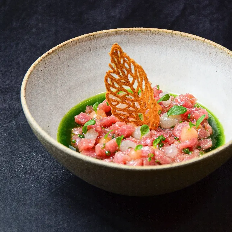 creation thumb for Red prickly pear citrus tartar