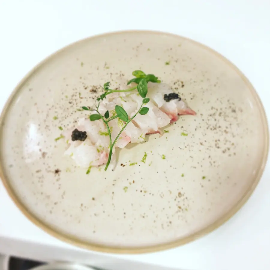 creation thumb for Sea bass ceviche yuzu