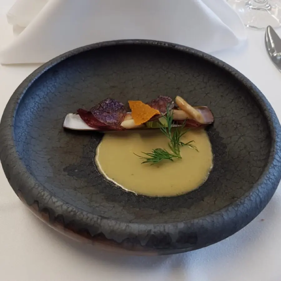 creation thumb for Schwertmuschel an Weisswein Buttersauce