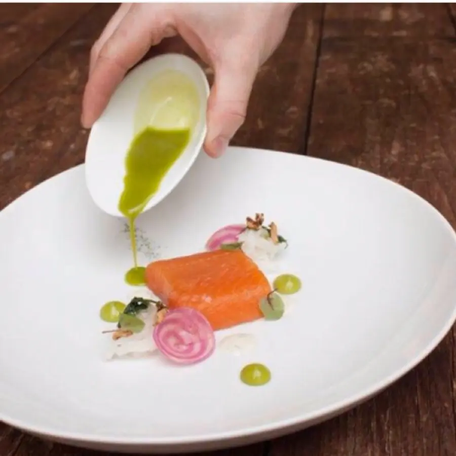 creation thumb for Bilancio della stagione invernale 2018/19 a St.Anton am Arlberg Trota salmonata marinata in brodo di erbe