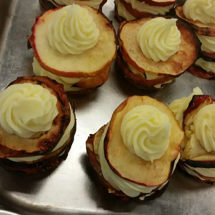 creation thumb for Himmel und Erde aus Caramelisiertem Apfel und kartoffelpü