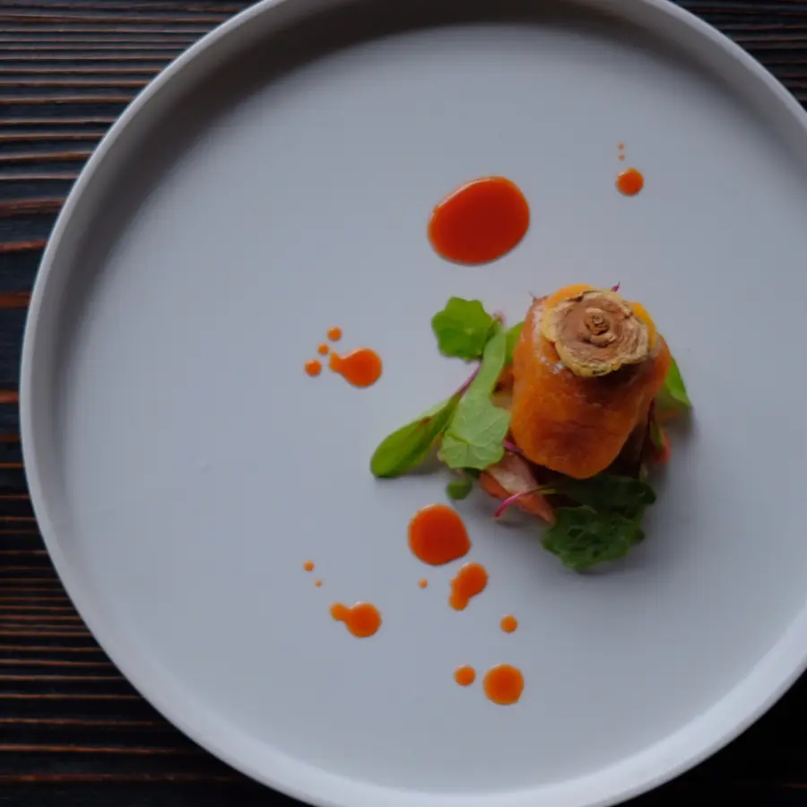 creation thumb for Dry persimmon/Crab/Blood oranges