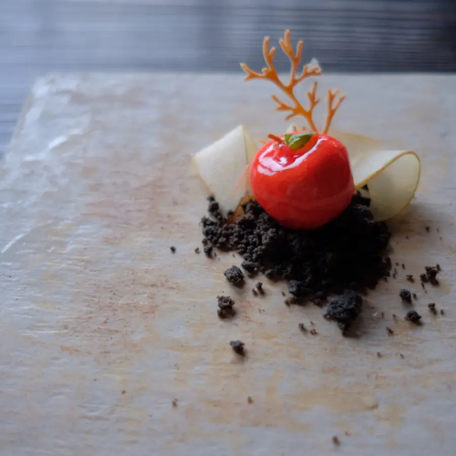 creation thumb for Roasted apple mousse