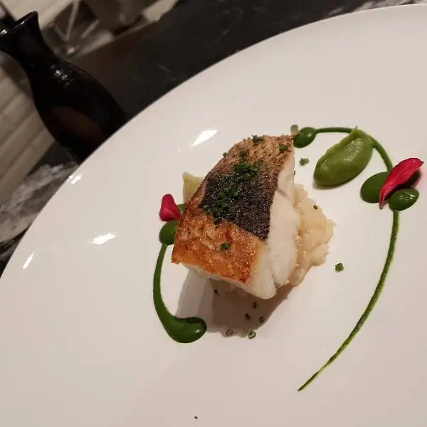 creation thumb for SeaBass, Herb Emulsion, Celeriac
