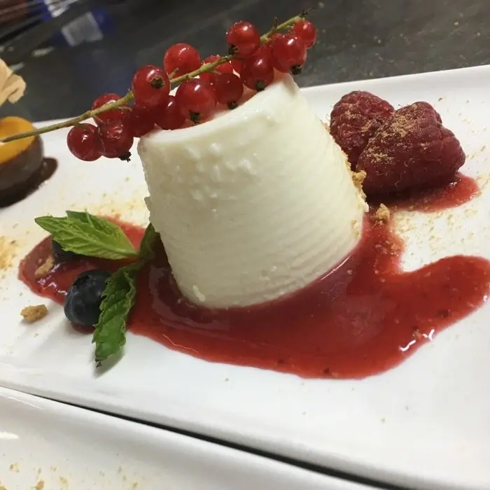 creation thumb for Panna Cotta - Waldbeere - Schokolade