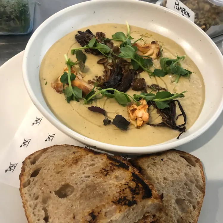 creation thumb for Remarkables Mushroom Soup/Wild Mushrooms/Pomace/Sourdough