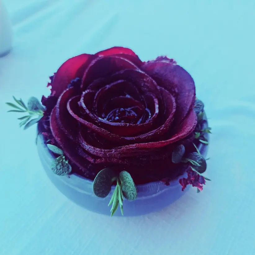 creation thumb for Beetroot Salad With Rose Chutney