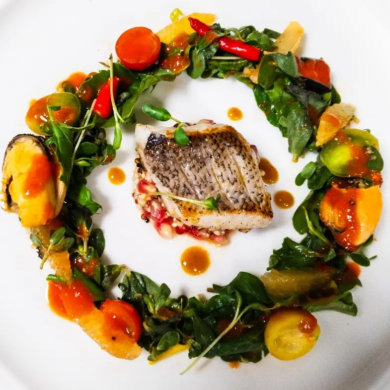 creation thumb for Sous vide sea bass