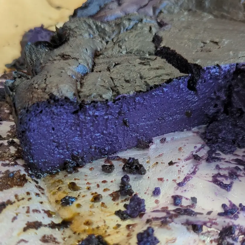 creation thumb for Ube Basque Cheesecake