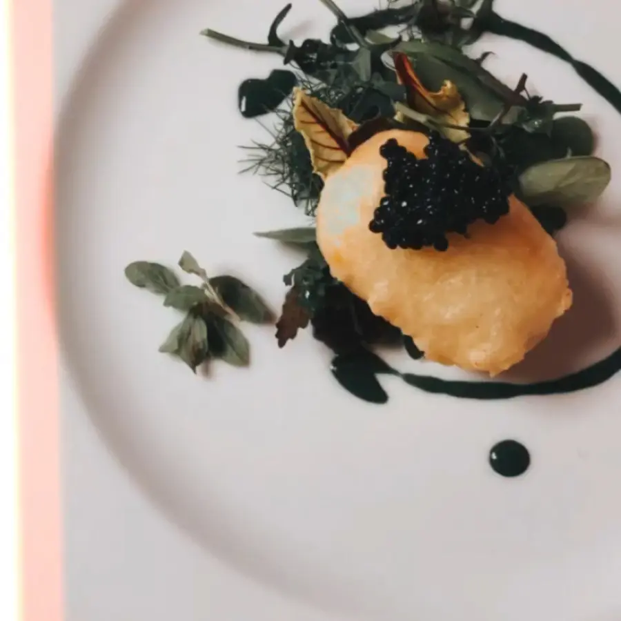 creation thumb for Bignè di scampi foie grass e caviale