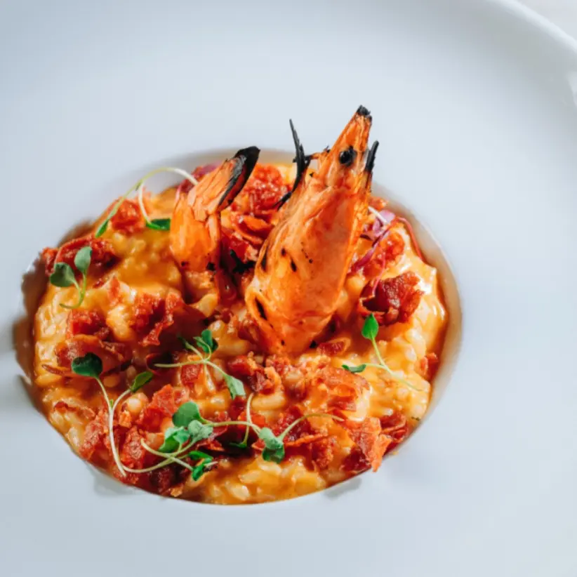 creation thumb for Risotto de gambas de mar y tierra