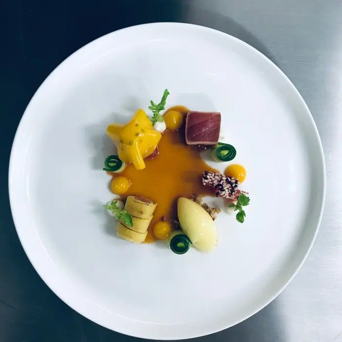 creation thumb for Thunfisch | Mango | Ponzu |Kalamansi