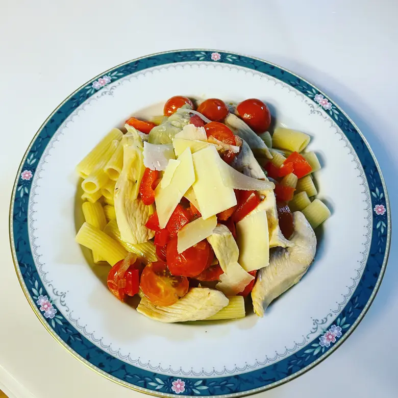 creation thumb for Lemon and chicken pasta.