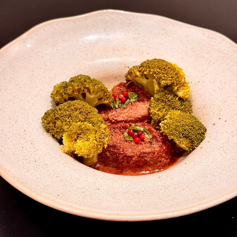 creation thumb for Filet Mignon with Gravy & Broccoli