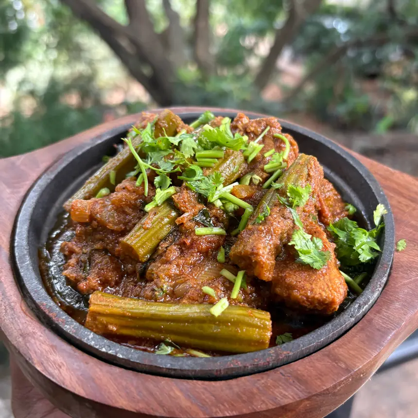 creation thumb for Spiced Chicken Moringa Stew
