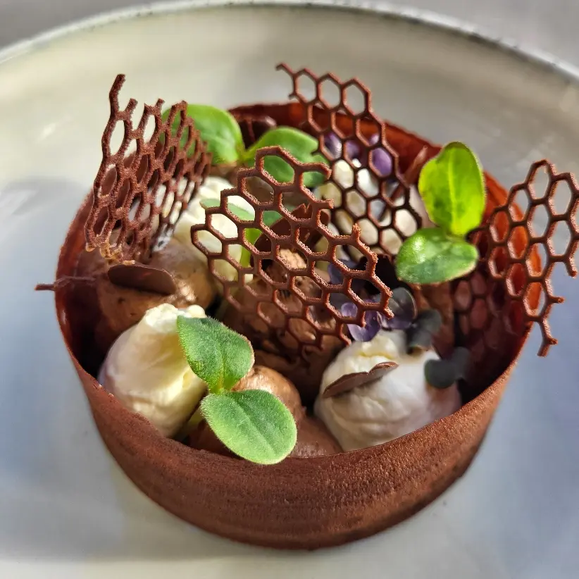 creation thumb for Chocolate mousse with black garlic
