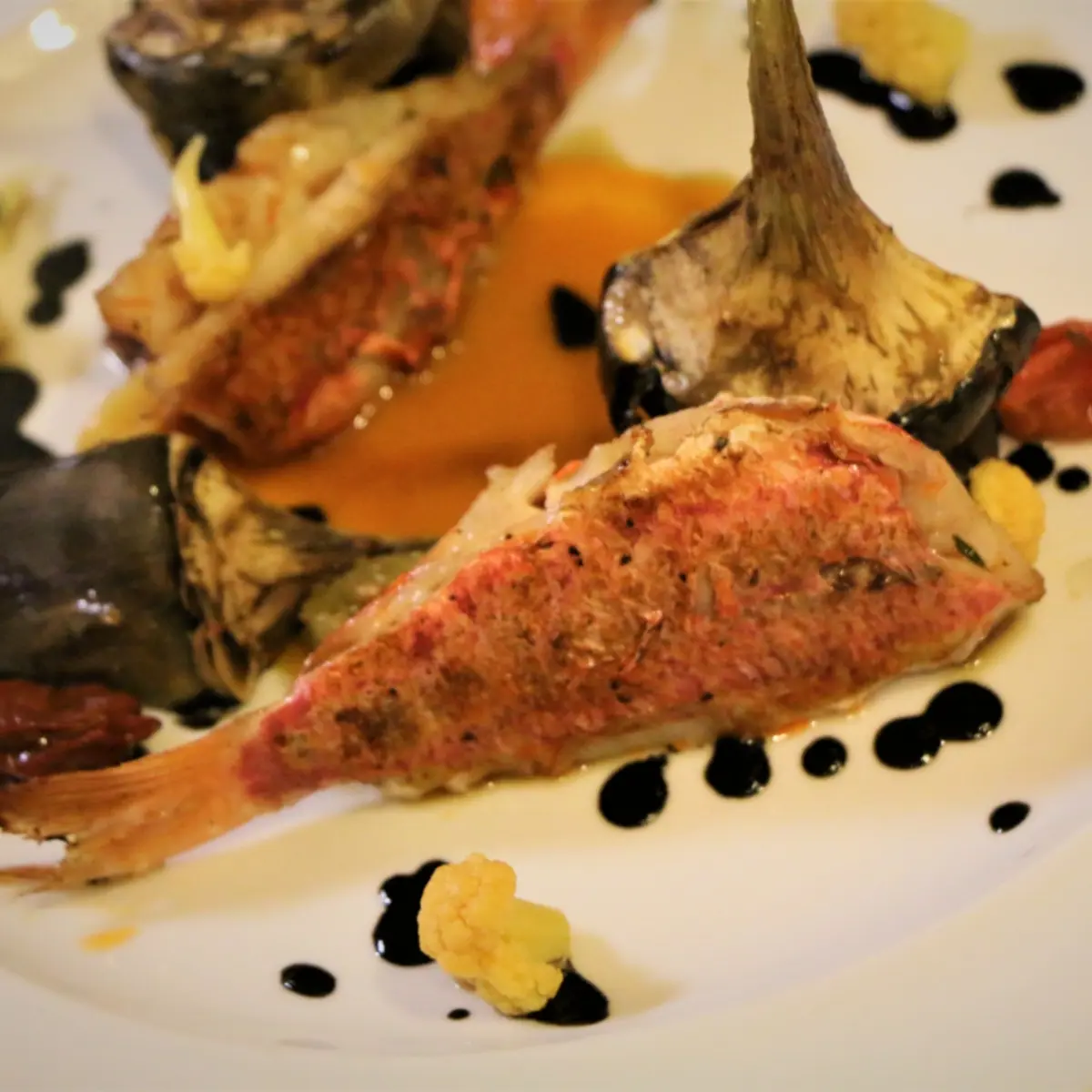 creation thumb for Triglia di scoglio. Carciofi. Zafferano.