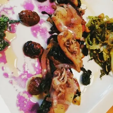creation thumb for Calamari e verdure alla brace.