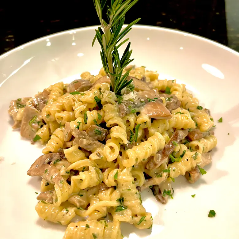 creation thumb for Creamy Wild Mushroom Pasta