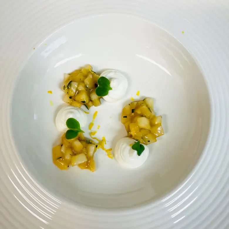 creation thumb for Fermenting Pear/Goat Cheese/Lemon