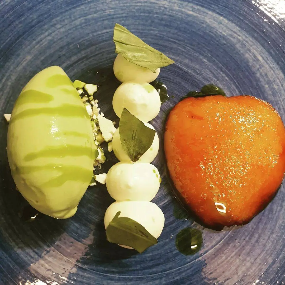 creation thumb for Salted Medlar, Ricotta, Basil
