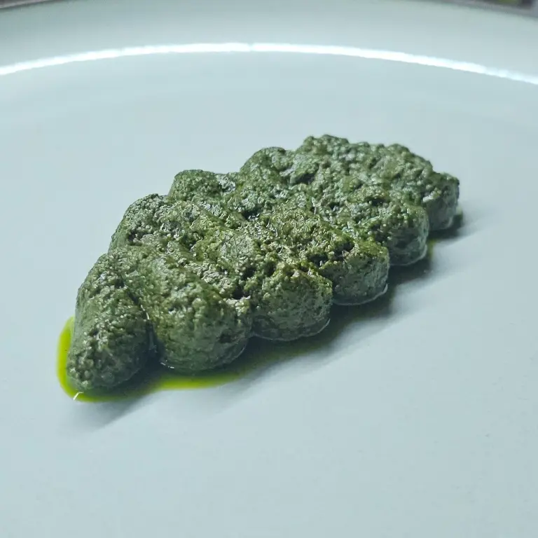 creation thumb for Basil pesto with pecorino and sunflower seeds