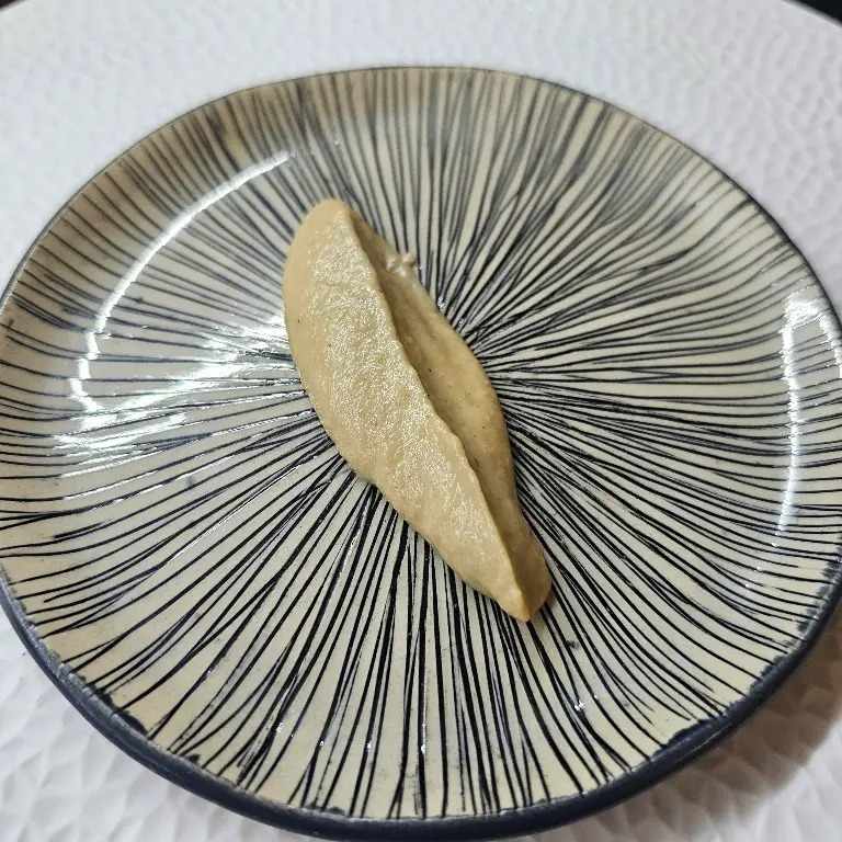 creation thumb for Eggplant, wine & confit garlic puree