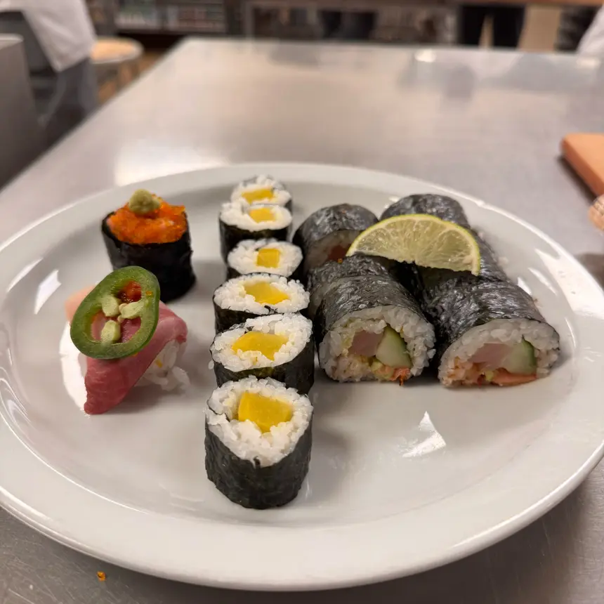 creation thumb for Tried my hand at different sushi styles! 🍣