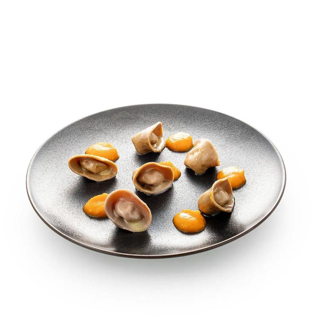 creation thumb for Chestnut Flour Cappellaccio with Malga Blue & Pumpkin Cream