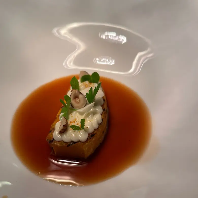 creation thumb for Pumpkin, pumpkin and hazelnut dashi