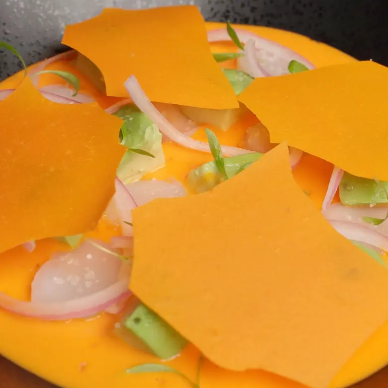 creation thumb for Tiradito de concha y rocoto by Shizen