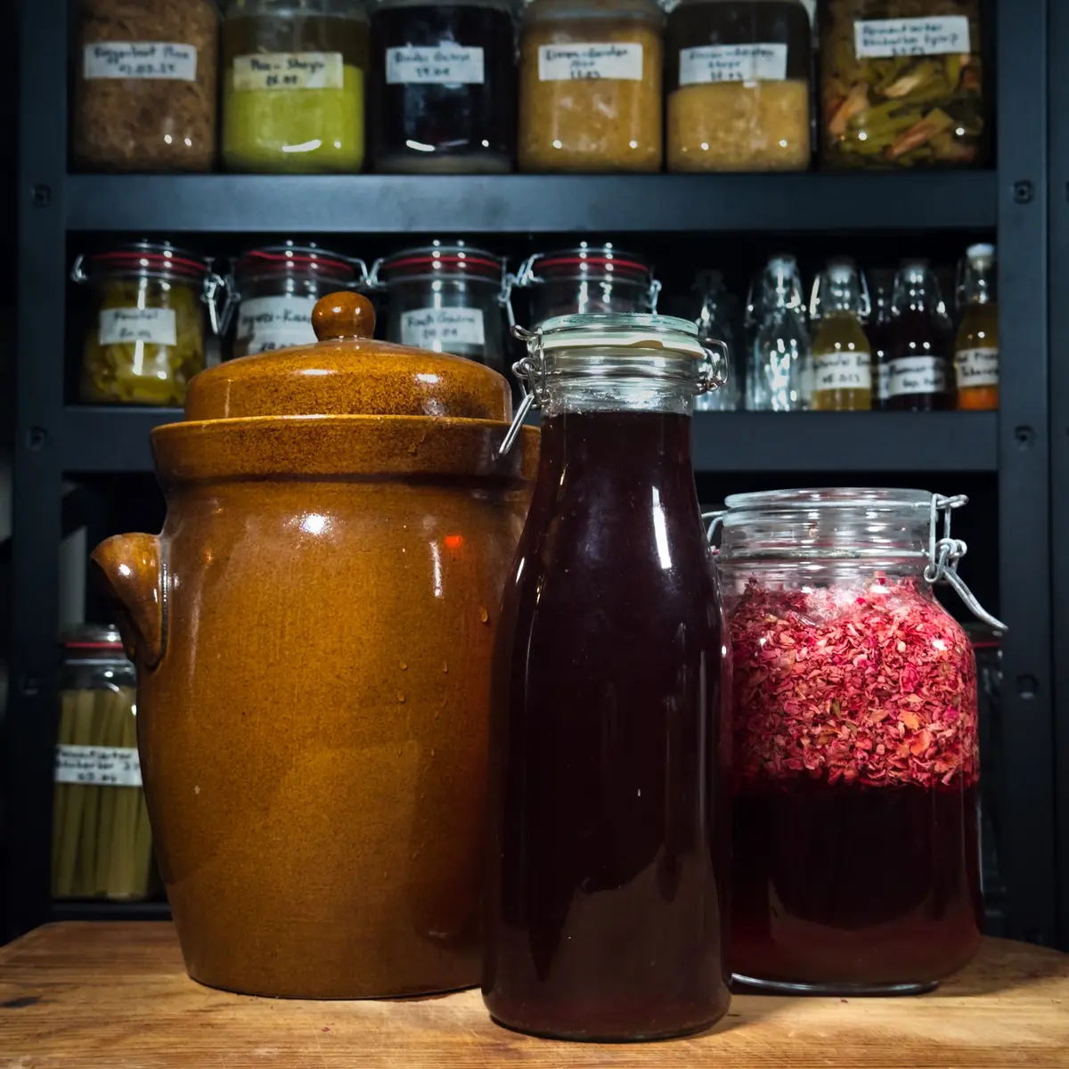 creation thumb for Rose-infused Apple Cider Vinegar