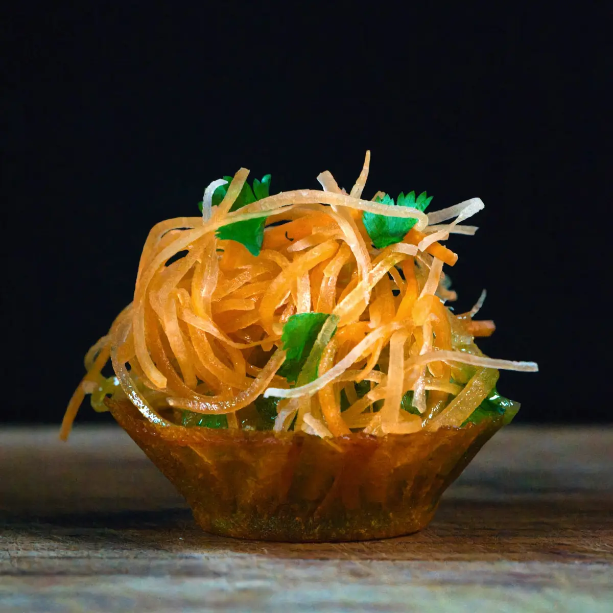 creation thumb for Carrot, Apple & Coriander Tartelette