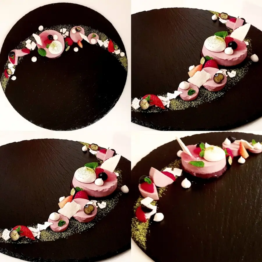 creation thumb for Heidelbeer buttermilch Panna cotta