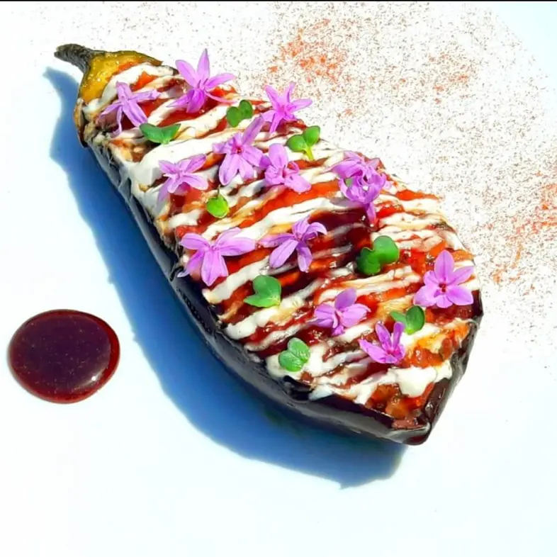 creation thumb for Stuffed eggplant
