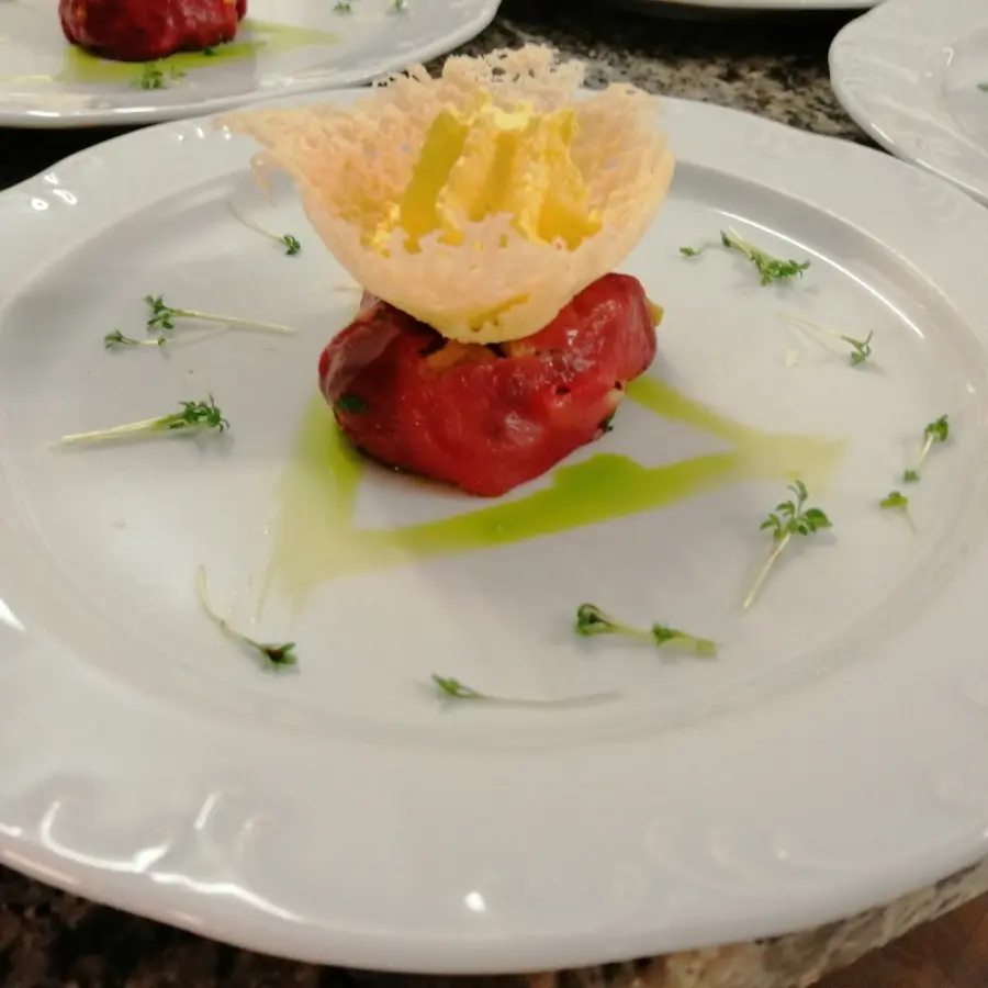 creation thumb for Carpaccio/Steinpilze/Parmesan/Safran