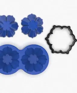 Moule sakura tartelette set