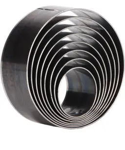 Matrices de DéCoupe du Cuir, Ensembles D'outils de Coupe de Cercle Rond 8 Pièces 25 à 60 Mm en Acier allié Kit D'outils de Perforation du Cuir pour L'artisanat du Cuir Bricolage