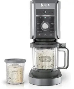 Ninja CREAMi Deluxe 11-in-1 Ice Cream & Frozen Treat Maker with 2 Family-Sized Tubs