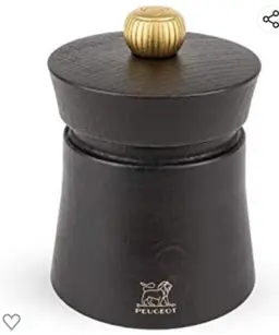 Wooden pepper mill