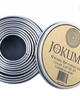 12 round stainless steel cutter set